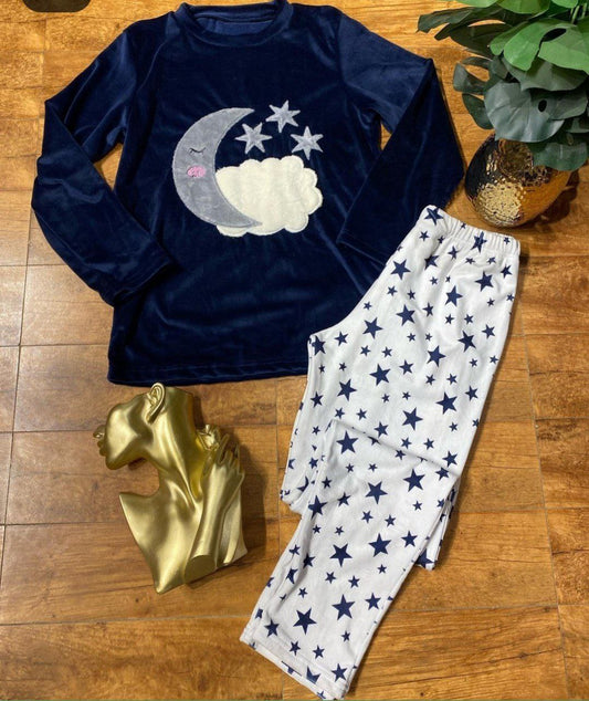 Star Print Pajama Set