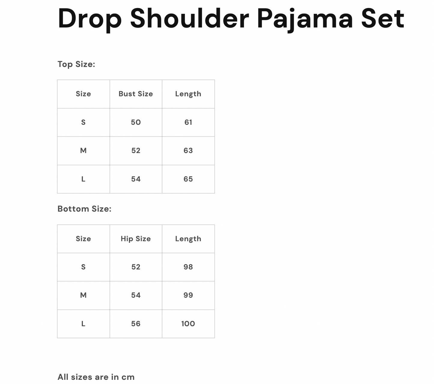 Drop Shoulder Pajama Set - Cadet Blue