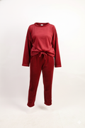 Drop Shoulder Pajama Set
