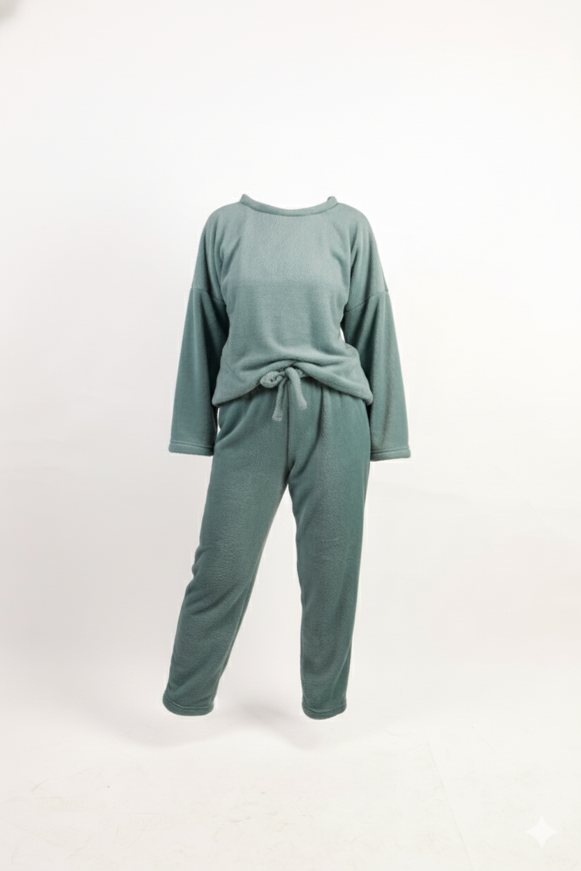 Drop Shoulder Pajama Set