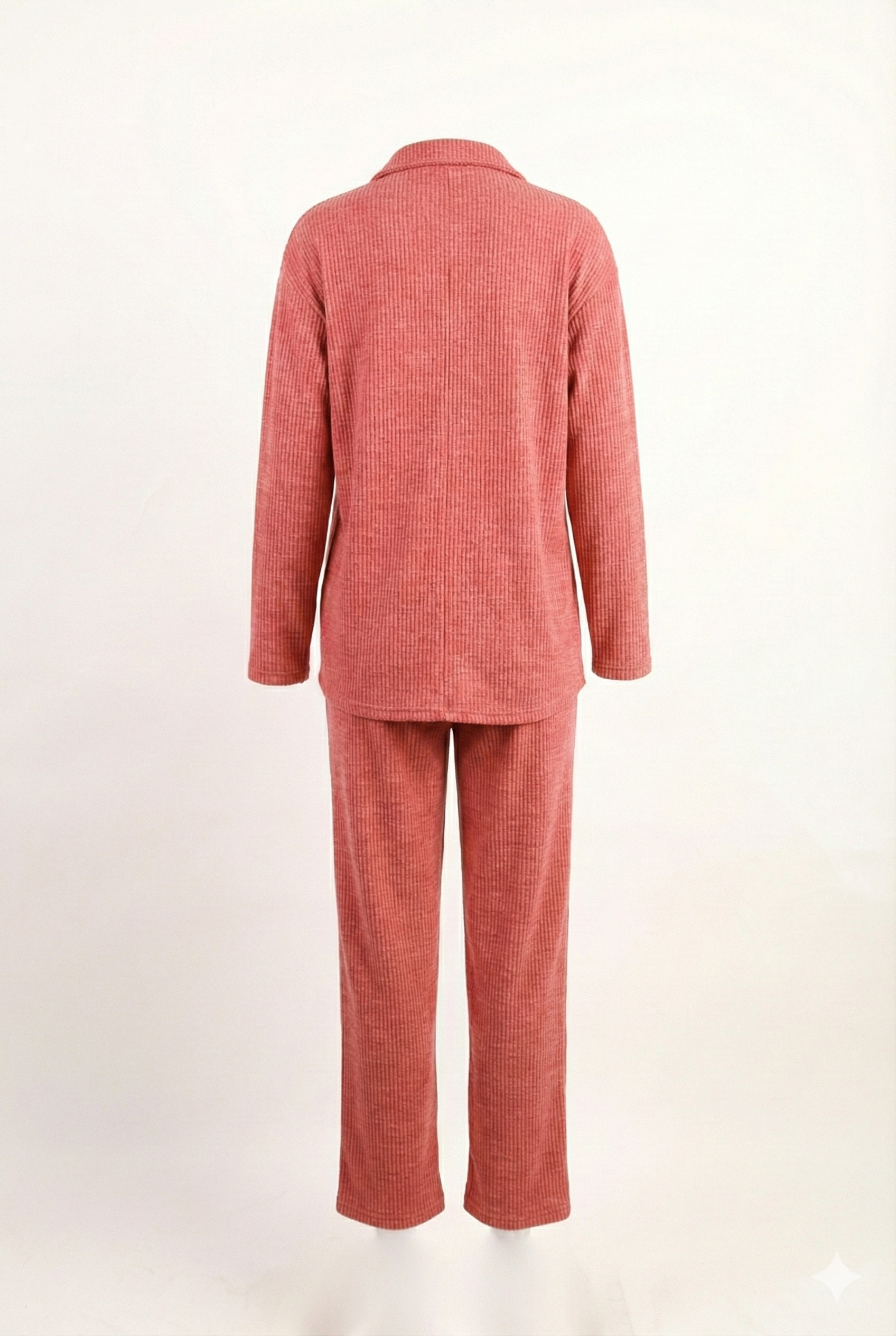 Plaid Button Pajama Set