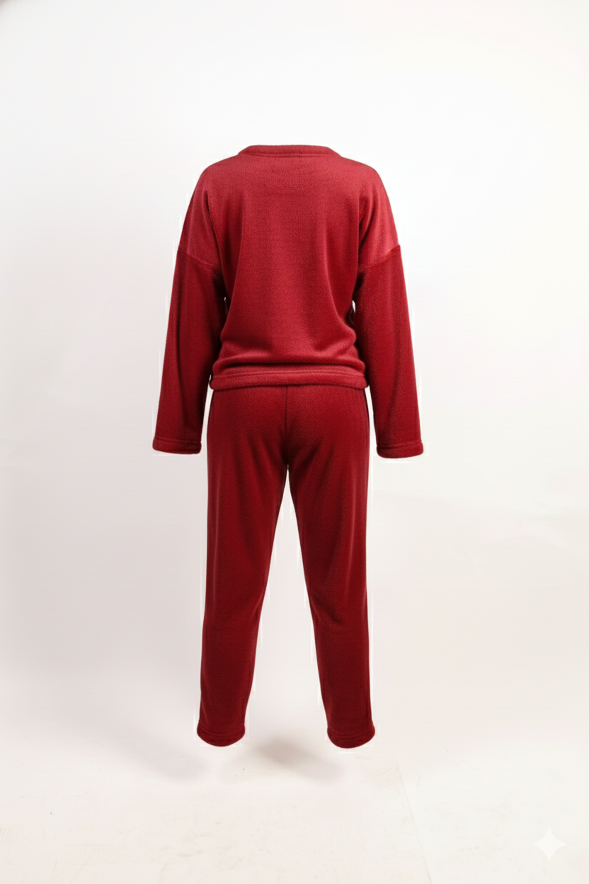 Drop Shoulder Pajama Set