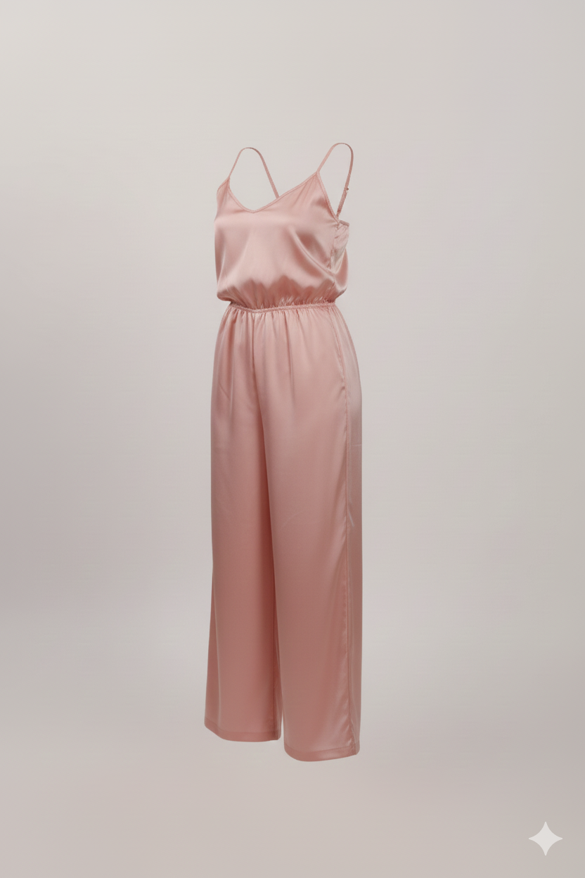 Satin Sleep Romper