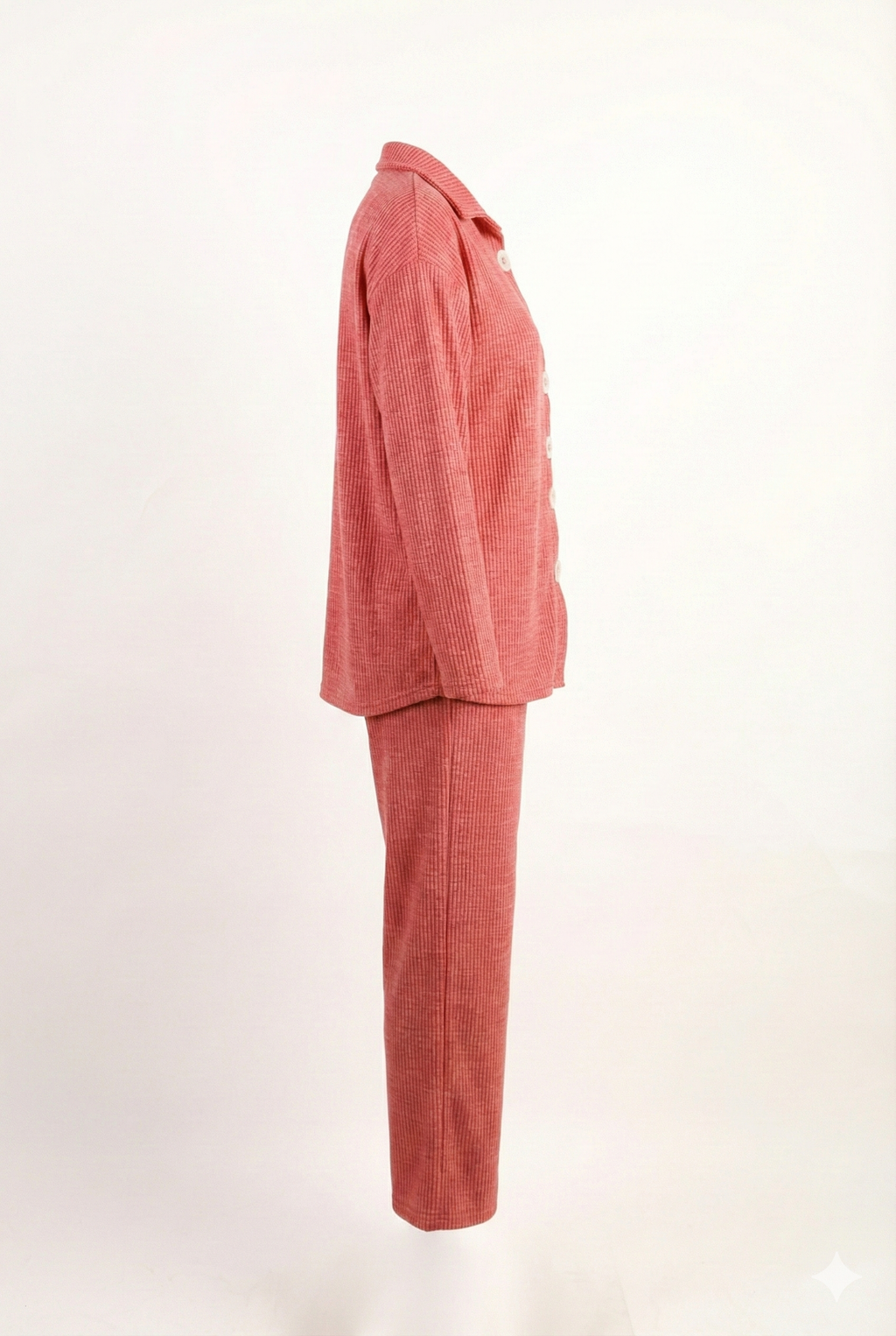 Plaid Button Pajama Set