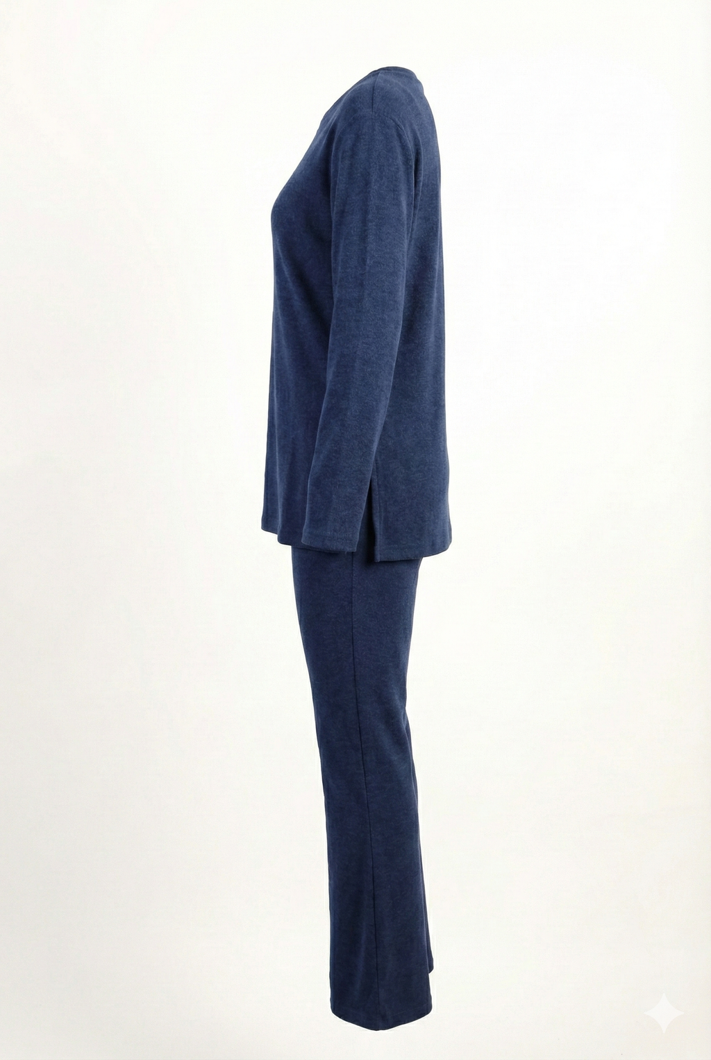 Split Top & Flare Leg Pants Set