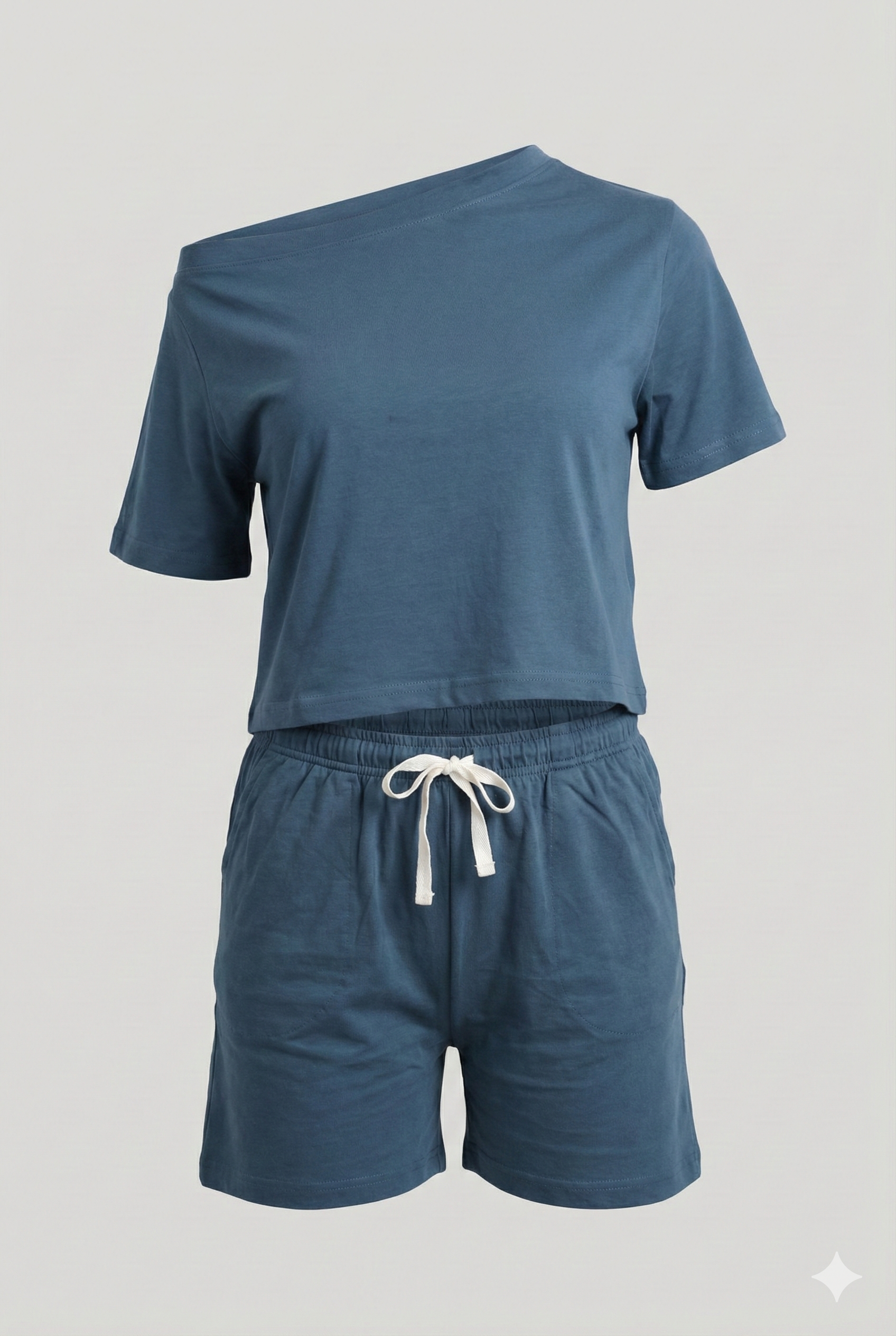 One Shoulder top & Short Set