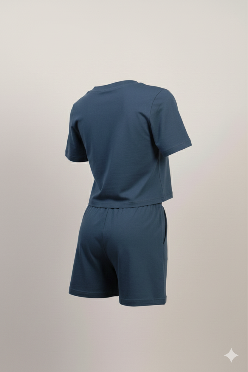 One Shoulder top & Short Set