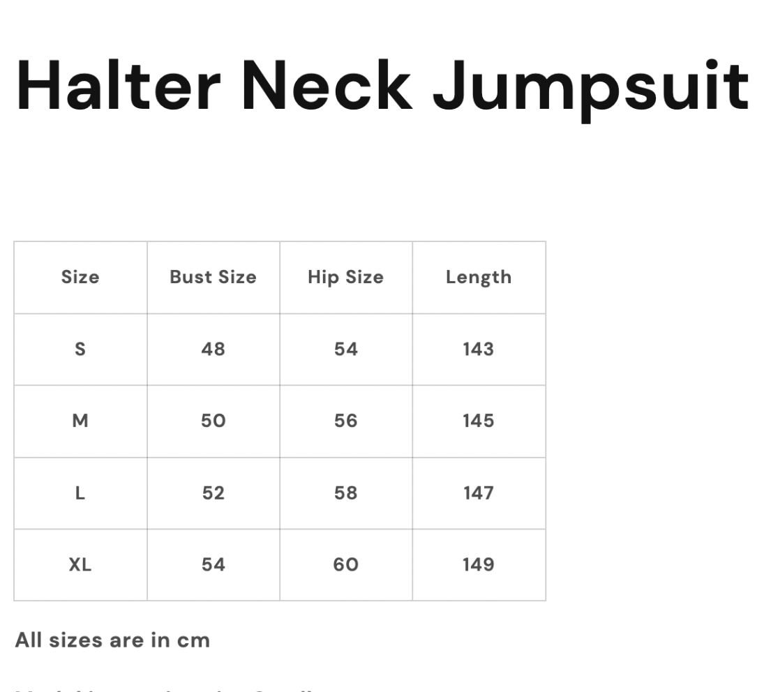 Halter Neck Jumpsuit
