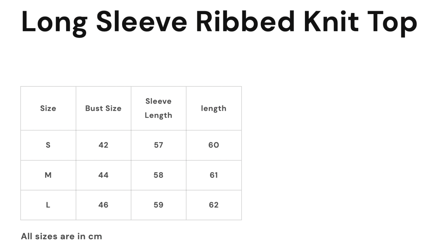 Long Sleeve Ribbed Knit Top