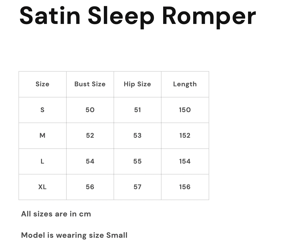 Satin Sleep Romper