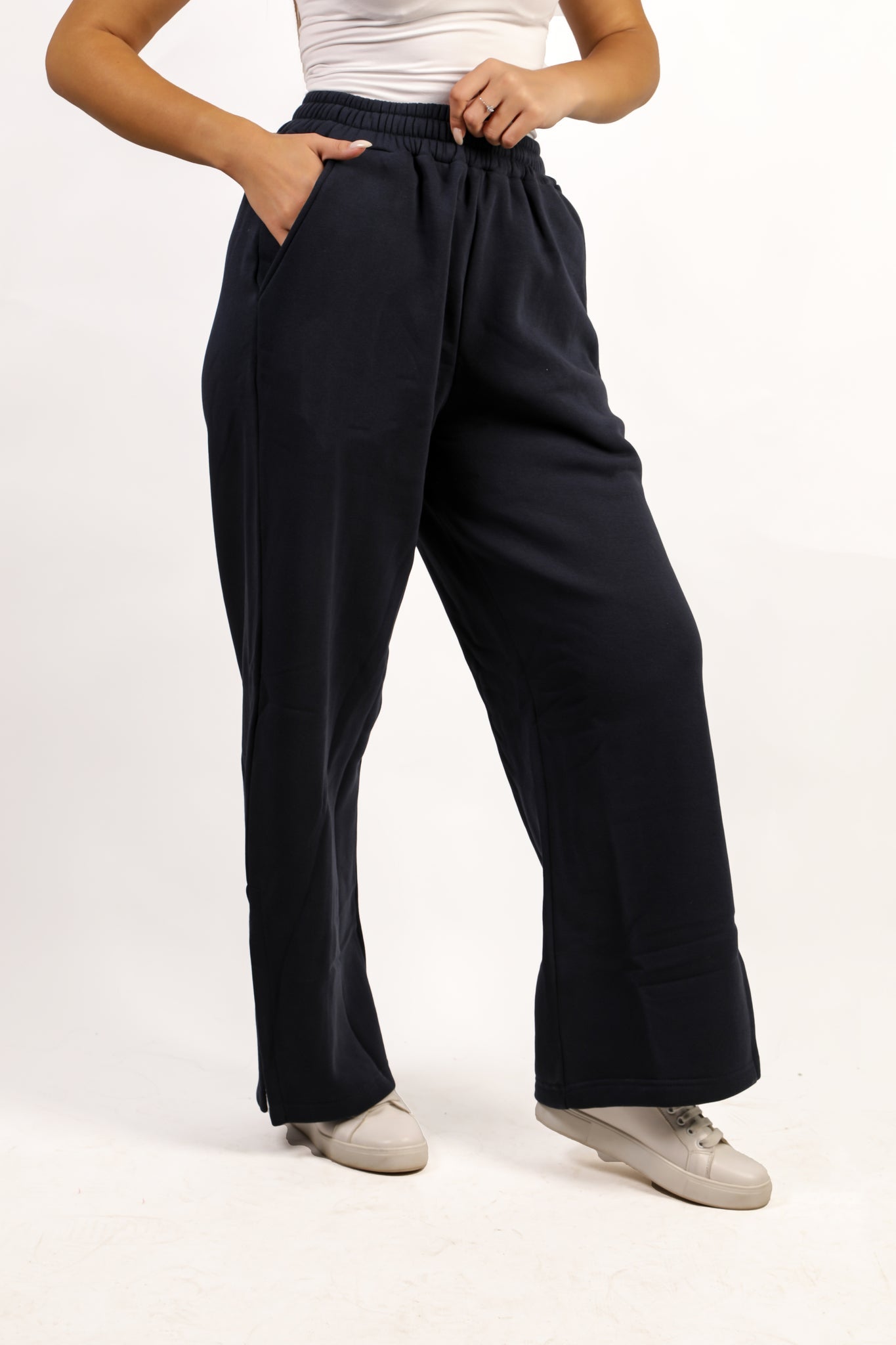 Split Wide Leg Pants