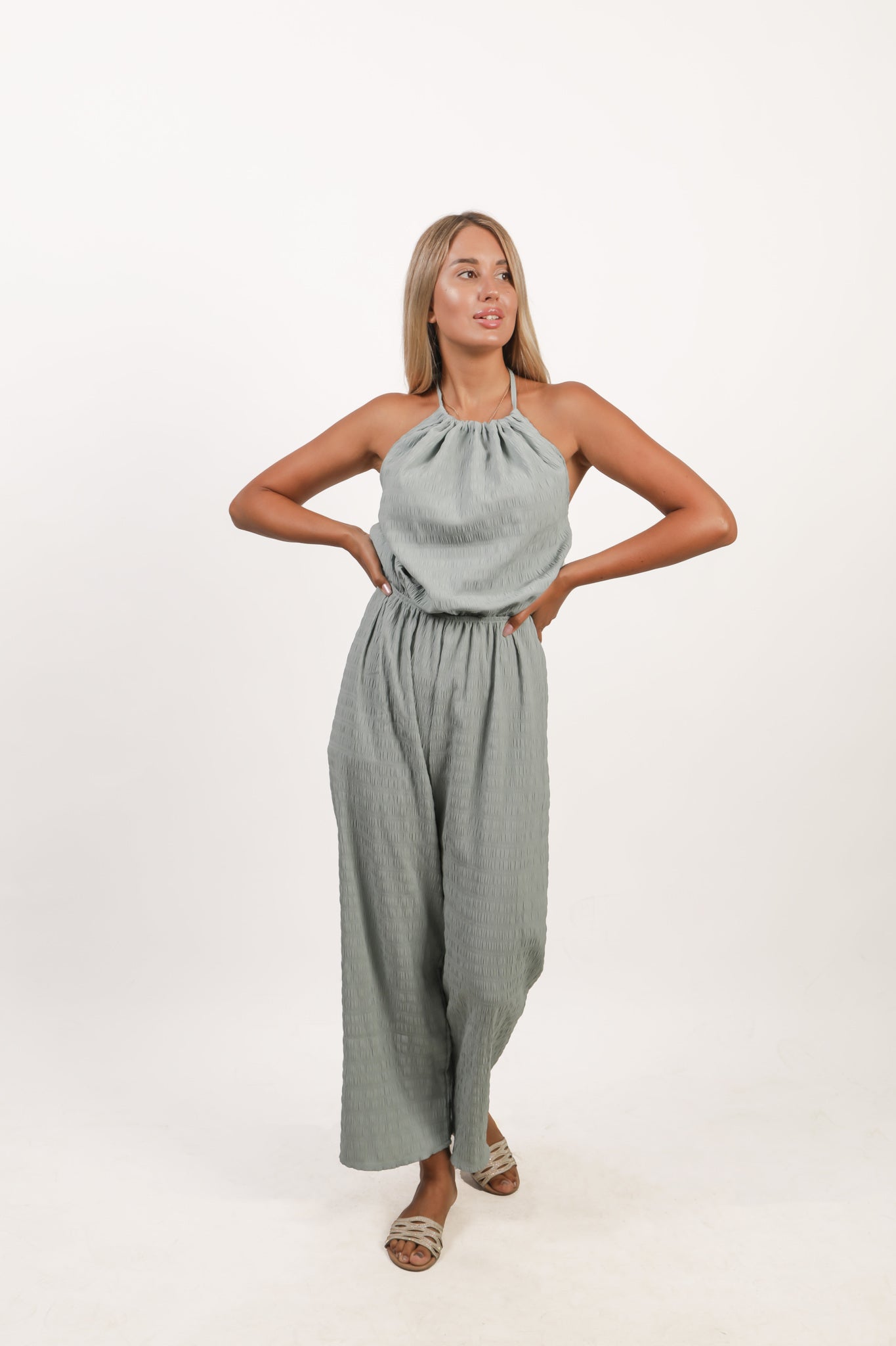 Halter Neck Jumpsuit