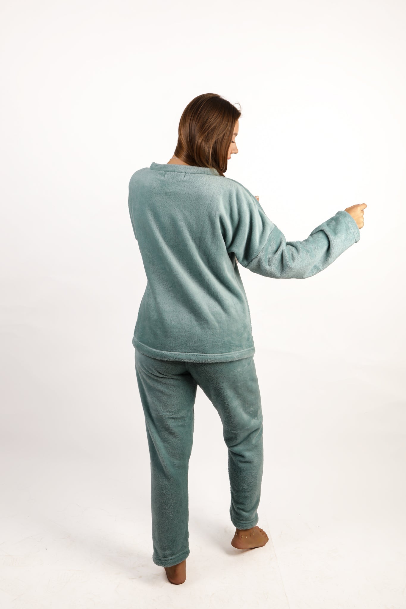 Drop Shoulder Pajama Set