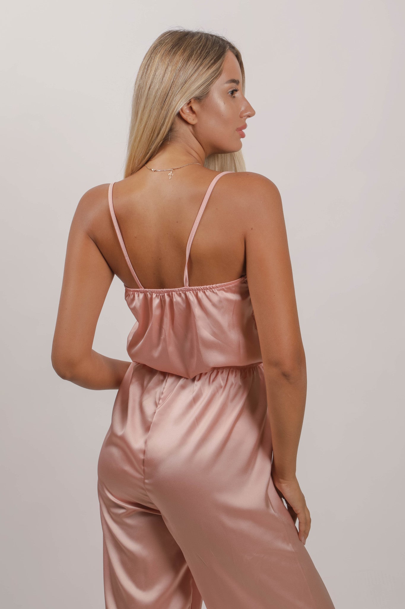 Satin Sleep Romper